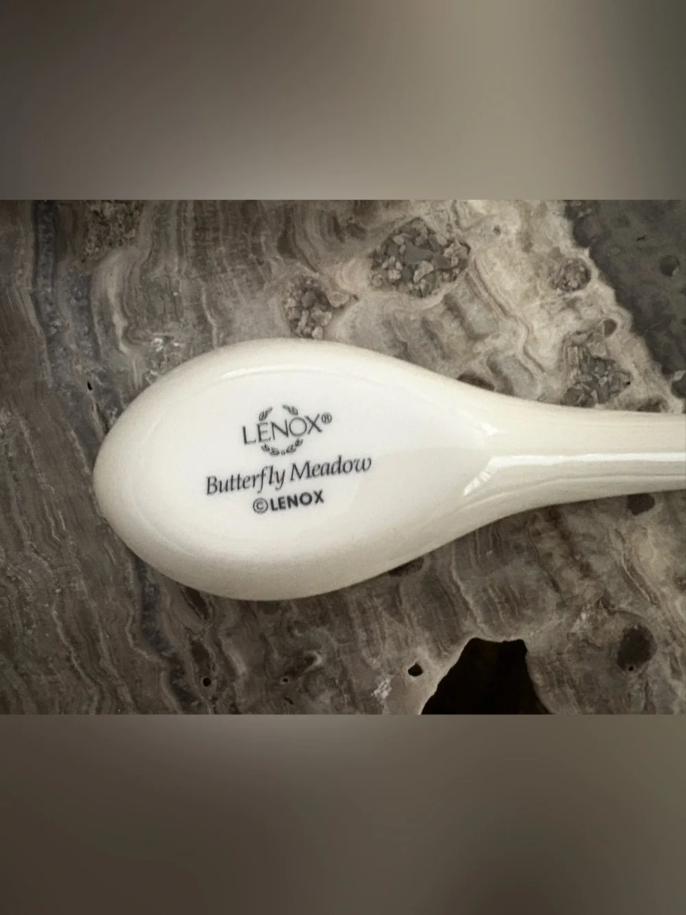 NWT Lenox Butterfly Meadow Soup Spoon Set (4 Piece)
